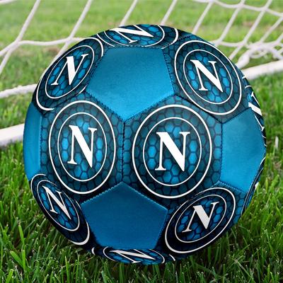 Футбольный клуб SSC Napoli Внутренний Размер 5 Футбольный Мяч Разноцветный Машинная Строчка ПВХ Готов к Соревнованиям Прочный Высокоэластичный