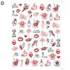 Exquisite Valentine Nail Sticker Paste Easily Long Lasting DIY