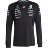 X Mercedes-Amg Petronas F1 Collaboration Team Ss25 Motorsport Driver Comfortable Pullover Long Sleeve Sweatshirt Men Sweatshirt Black JW5364