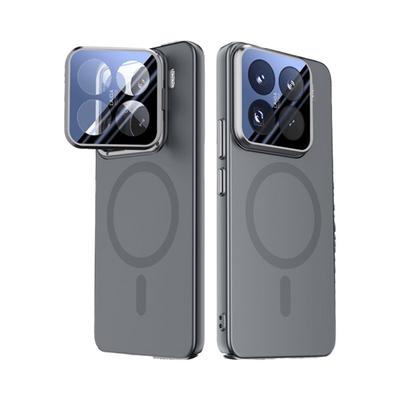 Подходит для чехла для мобильного телефона Xiaomi 15pro Матовый кронштейн для объектива Xiaomi Полное покрытие 15 Противоударный Магнитная адсорбция Для простых мужчин