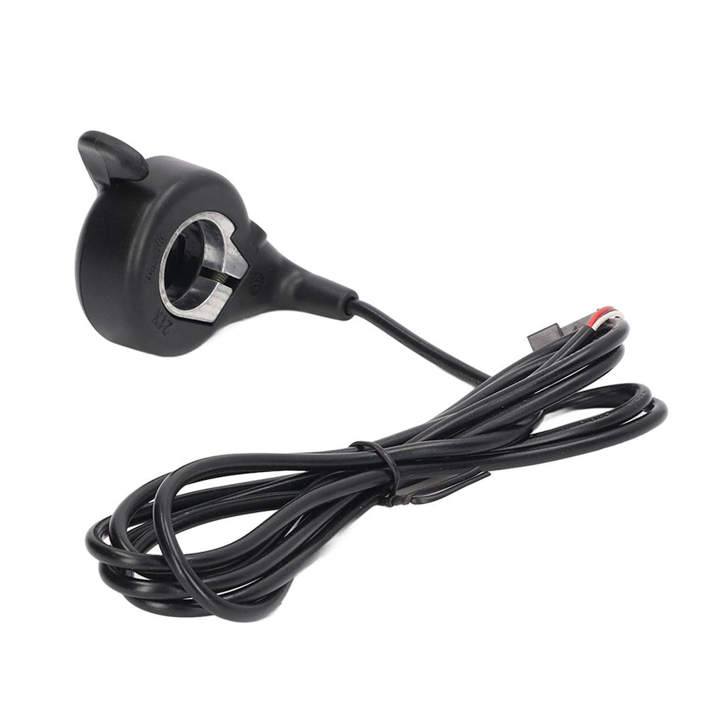 E Bike Throttle Durable ABS Metal Easy Operation SM Plug E Bike Thumb Accelerator For 24V 36V 48V