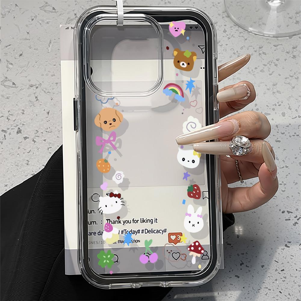 Расписной чехол для телефона для iPhone 17 11 12 13 14 15 16 iPhone 17 12 13 14 15 16 Pro 17 12 13 14 15 16 Pro Max Высококачественный расписной милый чехол для телефона с животными