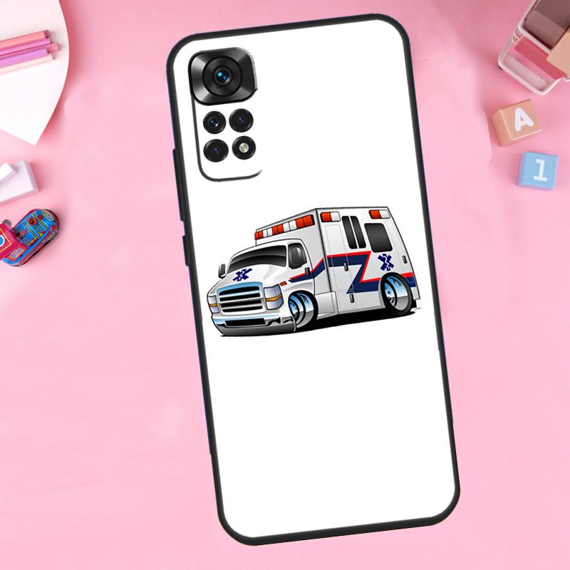 Чехол для телефона скорой помощи EMS EMT Парамедик для Xiaomi Redmi Note 11 10 9 8 12 Pro Turbo 9S 10S 11S 12S 9A 9C 10C 12C