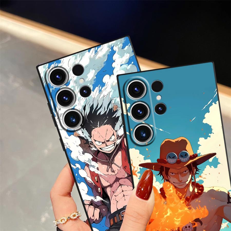 Чехол Luffy из One Piece для Samsung Galaxy S9 S25 Ultra S23 FE S20 S22 S24 Plus S21 Funda Чехол для телефона