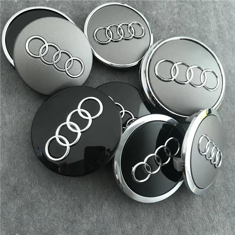 4pcs 60mm 61mm 68mm 69mm Car Styling Wheel Center Cap Hub Covers Badge 4B0601170 For 22s A3 A4 A5 A6 A7 A8 S4 S6 Accessoriess22