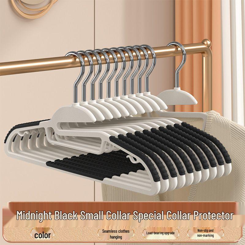 Non-Slip Double Position Hanger: Wet & Dry Use Plastic