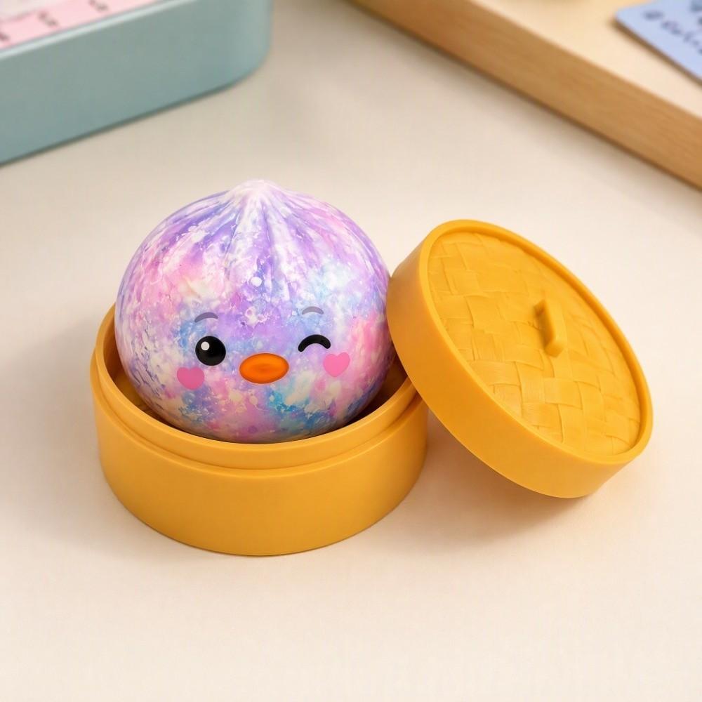 Slow Rising Steamed Bun Squeeze Toy Simulation Dumplings Dumpling Squishy Toy Hand Relax