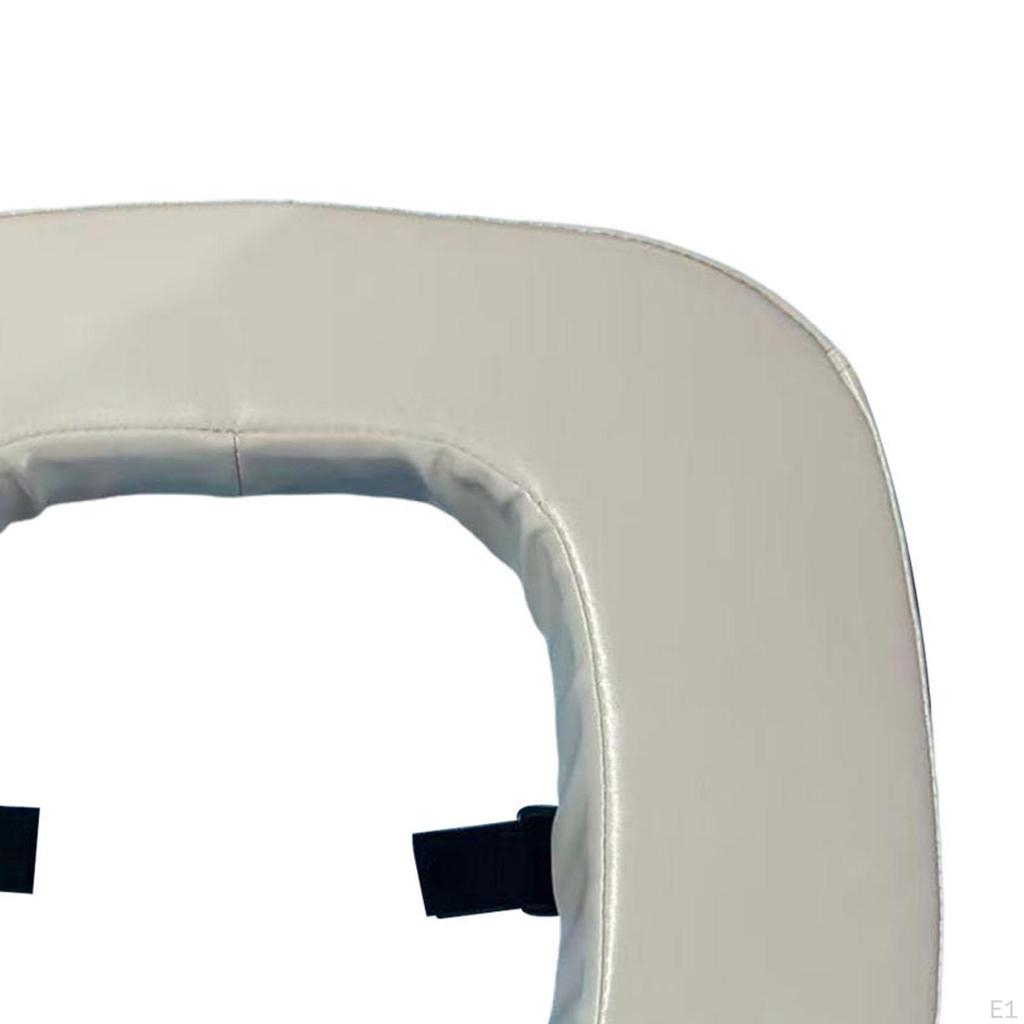 Мягкая накладка на сиденье унитаза с подкладкой, Подставка для унитаза, Практичная, Удобная, Легко чистится, с утолщением из пены