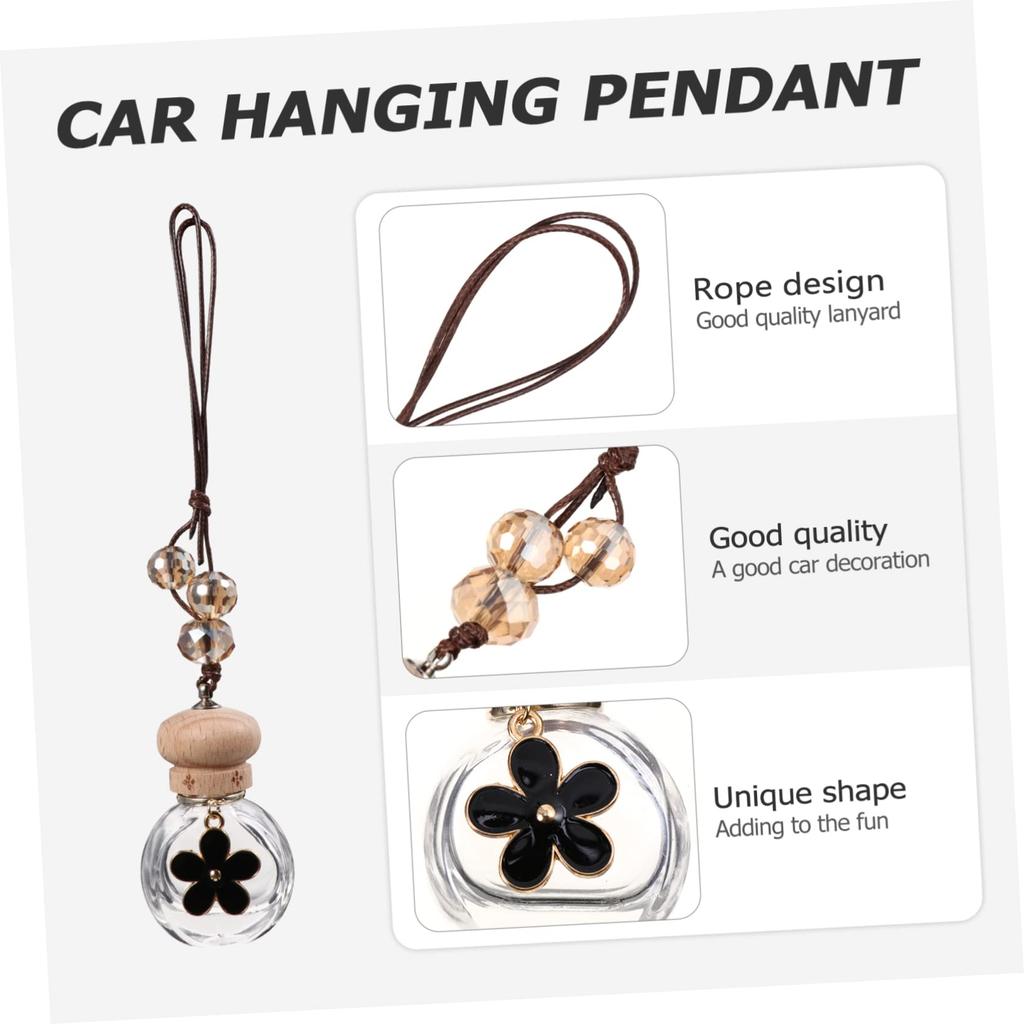 LIFKOME 1Pc Pendant Glass Pendant Glass Car Interior Interior Rear View Mirror Pendant Car