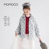 Зимнее пушистое пальто для девочек MOMOCO в корейском стиле