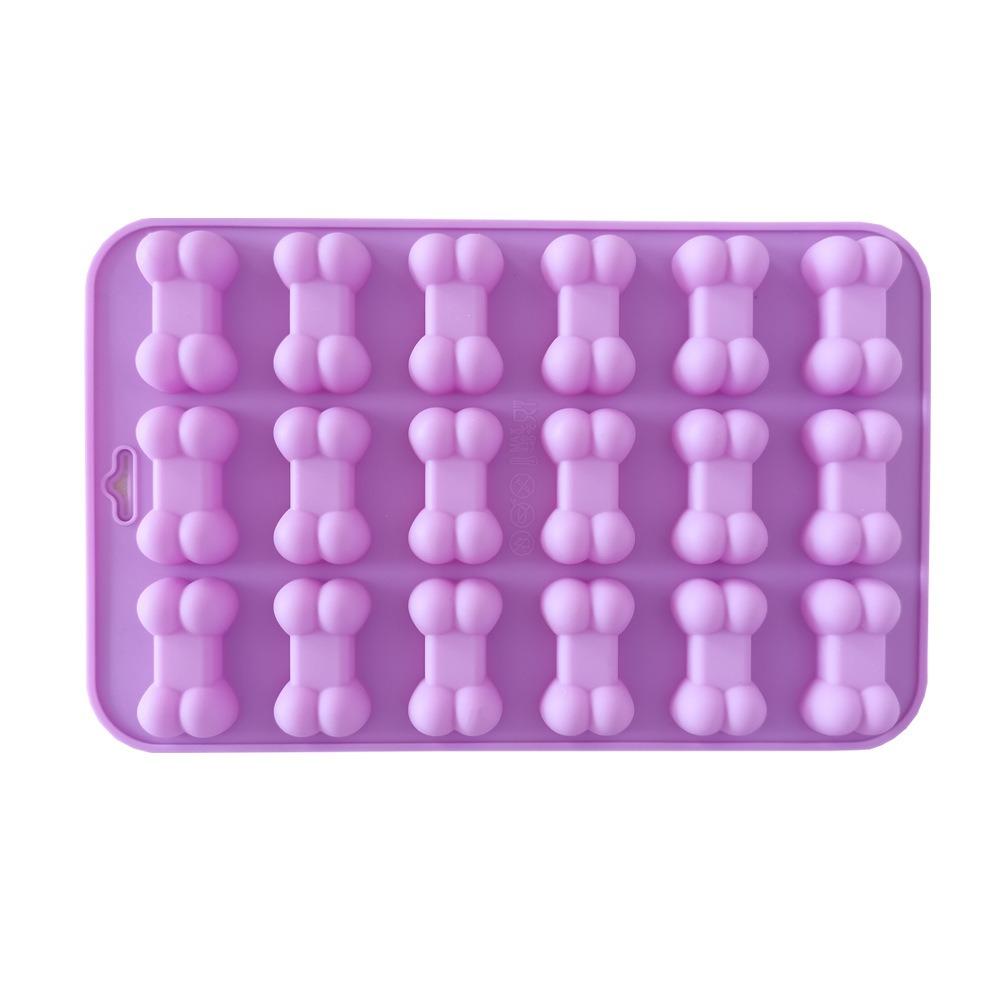 High Temperature Resistance Dog Paw Baking Moulds Easy Demoulding Candy Mold Bone Ice Trays  Jelly