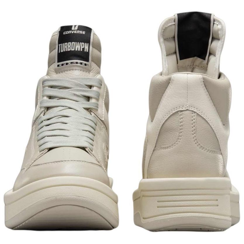 Rick Owens DRKSHDW x Converse TURBOWPN Mid Удобные полувысокие повседневные кроссовки Унисекс Белый