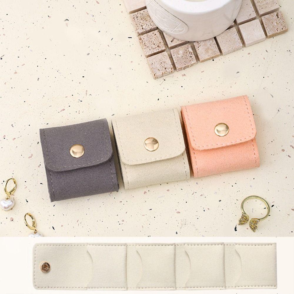 Velvet Necklace Ring Packing Bag Foldable Earrings Organizer Jewelry Display Bag Jewelry Packing