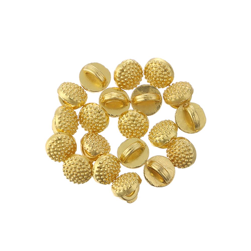 20pcs 5mm Mini Buttons For Doll Clothes Cute Metal Panda Buckle Doll Buttons Sewing DIY Crafts Handmade Dolls Decor Accessories