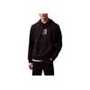 Calvin Klein Comfortable Hooded Simple Long Sleeve Sweatshirt Men Tops Black 40EM912-001