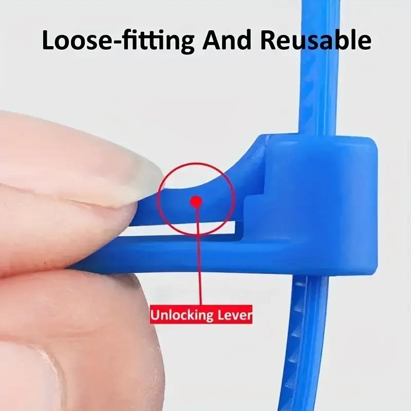 100pcs Reusable Cable Ties Nylon Removable Recyclable Mixed Colors Black White for Organizing Cords Wires Cable Lock Loop