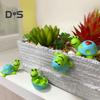 4 Pcs Tortoise Car Dashboard Decorations Resin Mini Turtle Ornaments Waterproof Cartoon Turtle Figurine for Car Interior Car Screen Home Office Decor