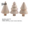 Art Craft Supplies DIY Unfinished Wooden Christmas Tree Kit, Blank Wood Figurines for Kids Painting, Hand?Painted Tabletop Decorations Home Holiday