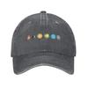 Washed Baseball Cap Gloomhaven EleUnisext Symbols Board Game Summer Trucker Hat Unisex  Street Style Outdoor Gym Sun Snapback Cap