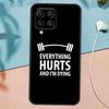 Workout Motivation fitness Gym Case For Samsung Galaxy M21 M31 M51 M12 M32 M52 M13 M23 M33 M53 M20 M30s M14 M34 M54 Cover