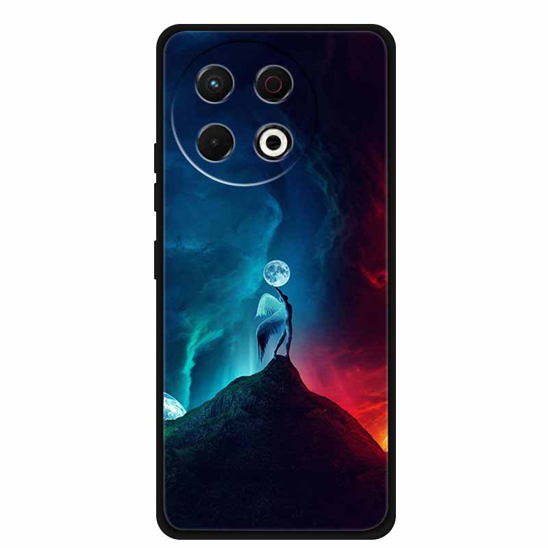 Чехол для телефона Tecno Spark 30 Pro Задняя крышка Ударопрочный Черный Силиконовый Мягкий Чехол Для Tecno Spark 30 Pro 4G Чехол 30Pro Сумка