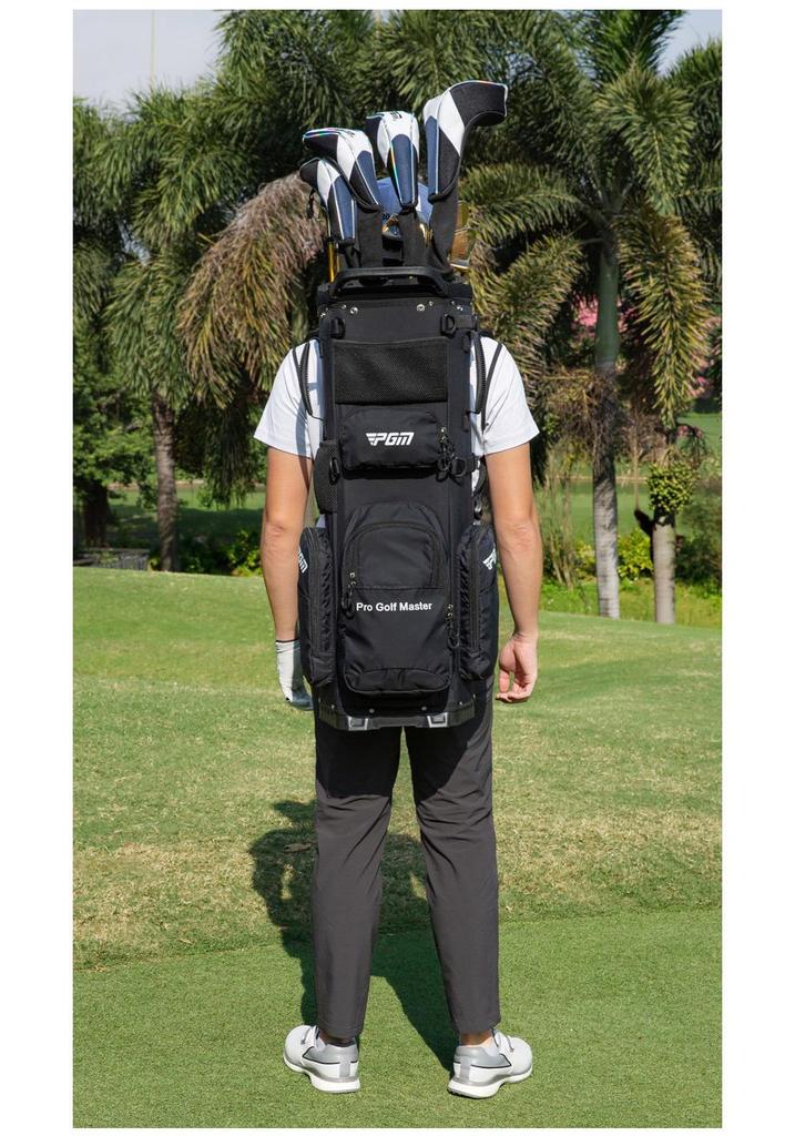 PGM Ultra-Light 2kg Waterproof Golf Backpack with Fixed Club Slots