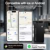 Thin Wallet Tracker Card for iOS Android Find My Google Find Hub Waterproof Bluetooth Finder for Wallet Luggage Passport 5