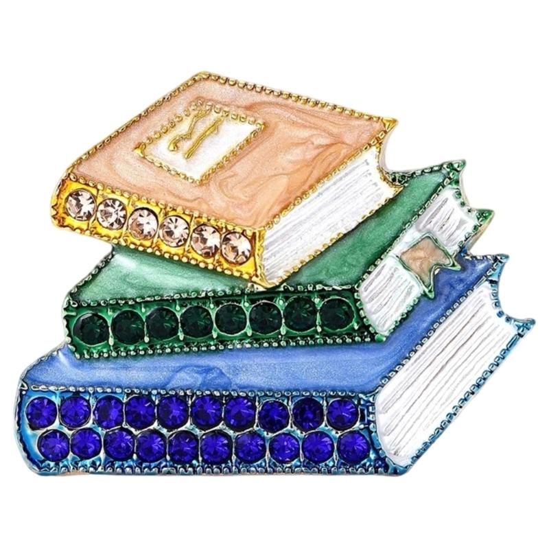 Прочная эмалированная брошь со стразами и сверкающими камнями для стойкого цвета и блеска в аксессуарах