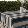 Stain-resistant Printed Tablecloth, Rectangle, 140x200 Cm, BAYADERES Blue, by Soleil d'Ocre