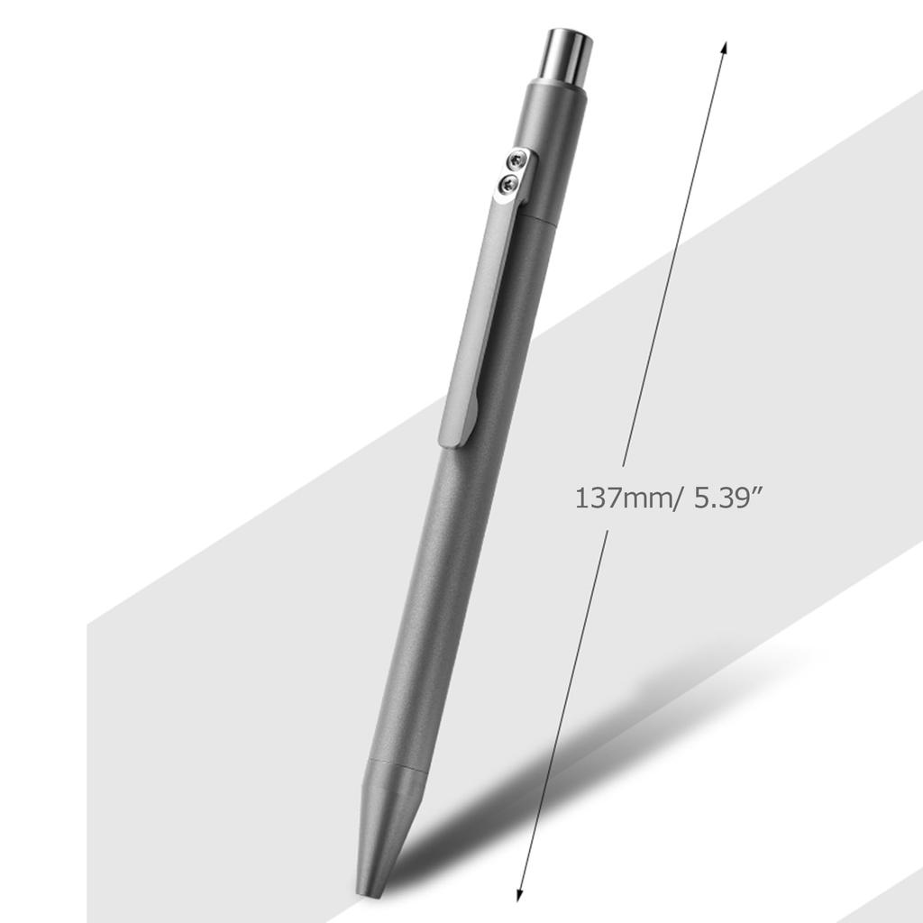 Ballpoint Pen Titanium Alloy Ballpoint Pen Clip Writing Pocket Pen with TC4 for Business Office Daily Use