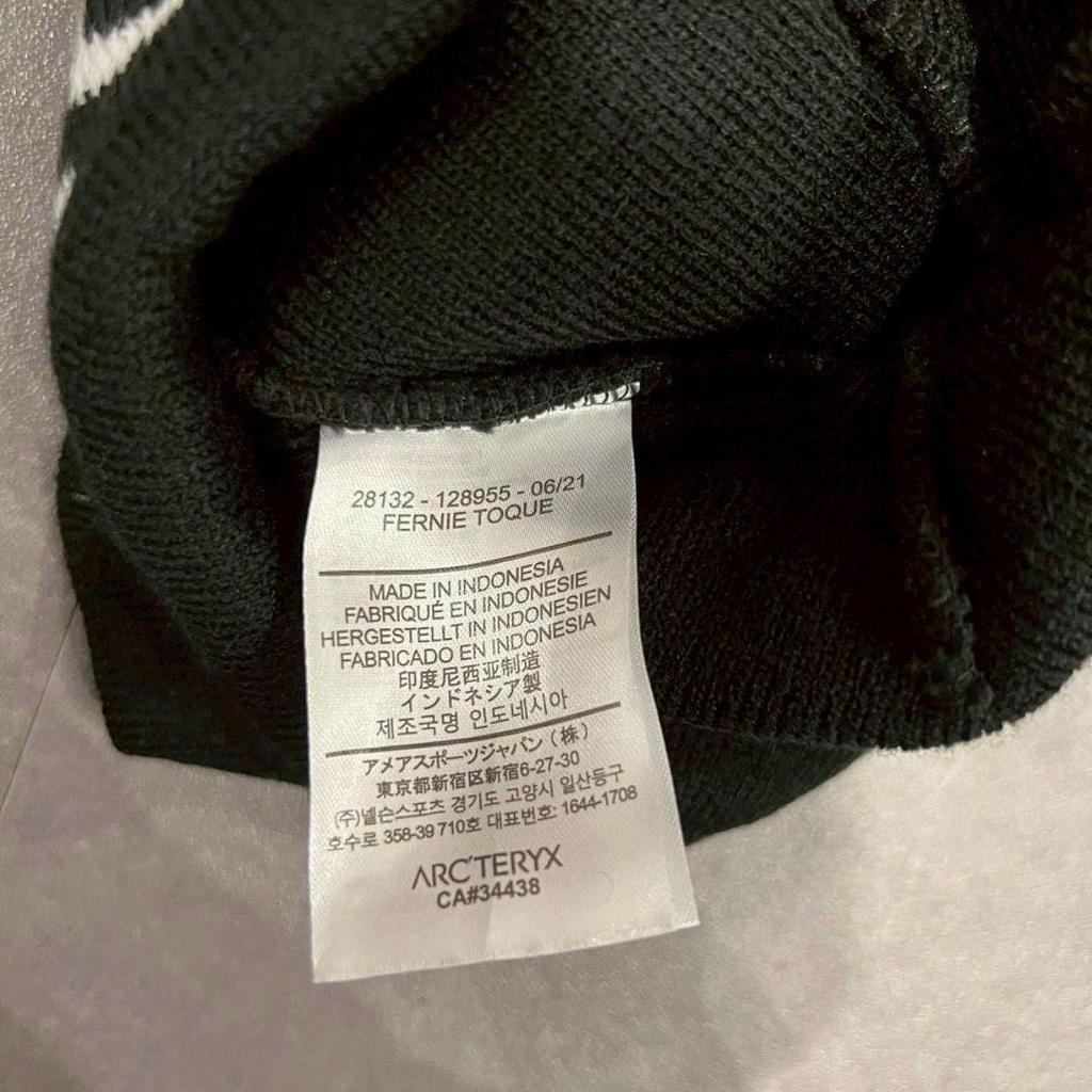 Б/у шапка-бини ARC'TERYX FERNIE TOQUE с черным логотипом