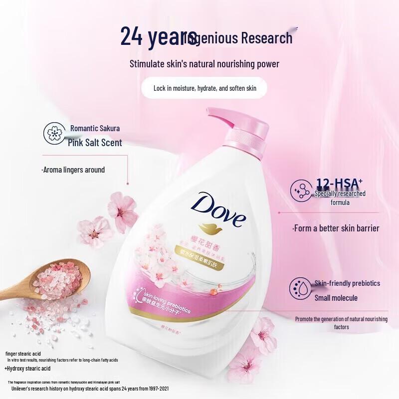 DOVE Питающий гель для душа «Сладкий аромат сакуры»