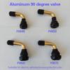 2Pcs Tire Valve Stem Pvr70 Pvr60 Pvr50 Pvr40 Bent 45 Degree Angled Snap-In Rubber Base For Scooter Motorcycle Moped Atv