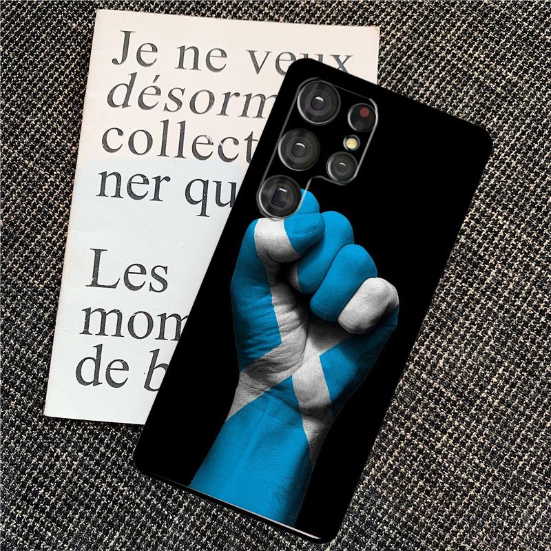 Шотландия Шотландский флаг Чехол для Samsung Galaxy S24 S23 S22 Ultra S8 S9 S10 Plus Note 10 20 Ultra S20 S21 FE Обложка