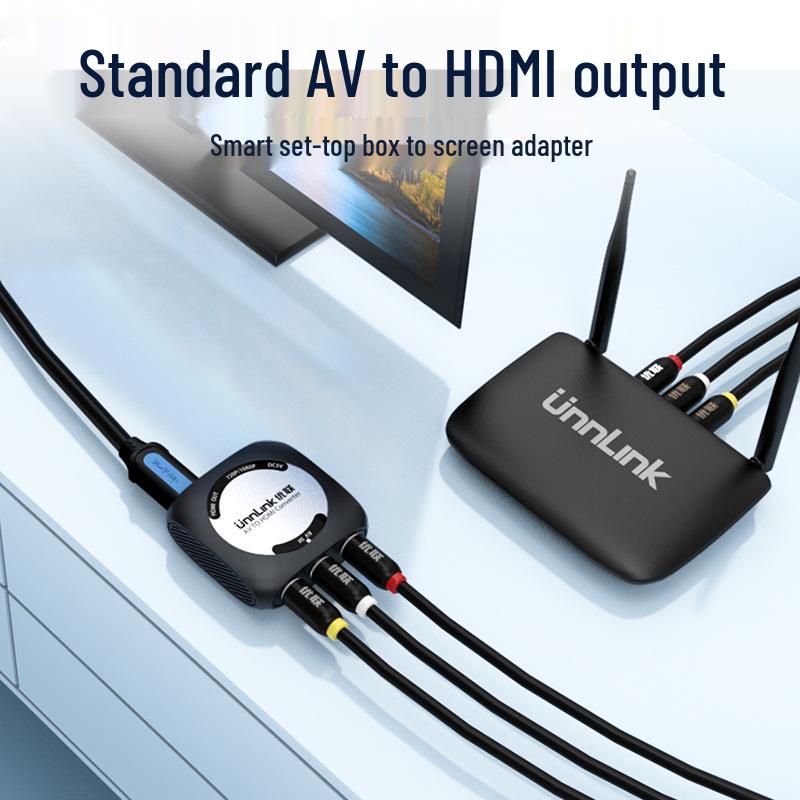 Высококачественный HDMI в AV конвертер для подключения игровых приставок к старым телевизорам