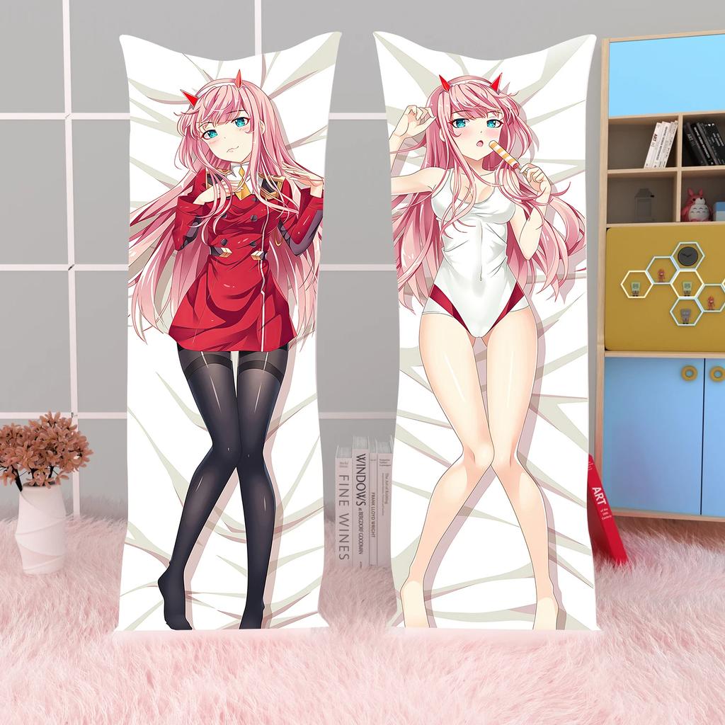 Аниме DARLING in the FRANXX Zero Two Dakimakura Наволочка Подушка Чехол Обнимающая Подушка Чехол Игровая Подушка Otaku Чехол