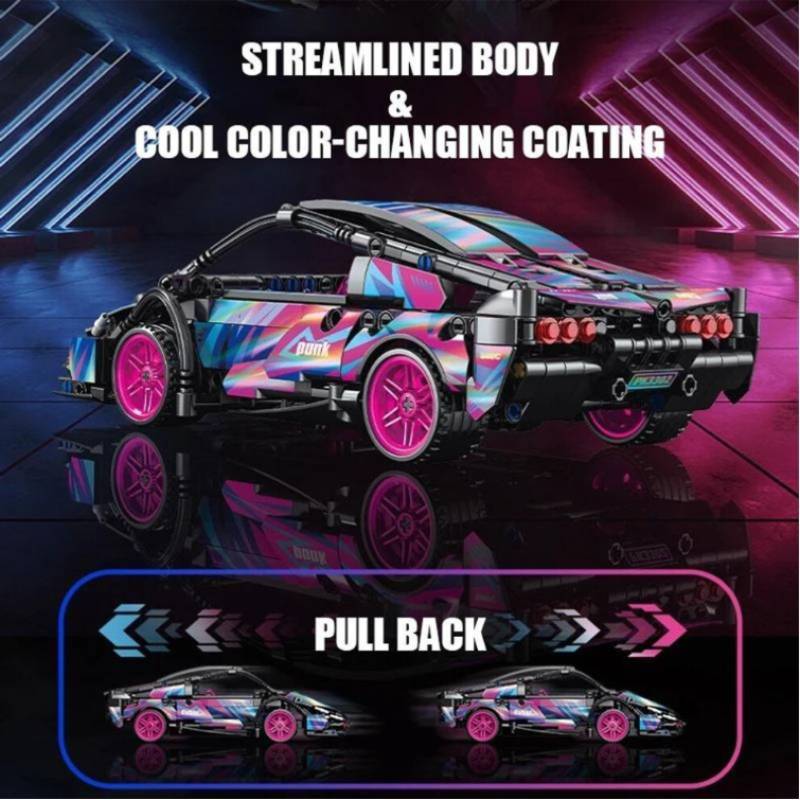 Lamborghini Superfast Car Model Building Kit With Abs Plastic For Kids Ages 7 To 14