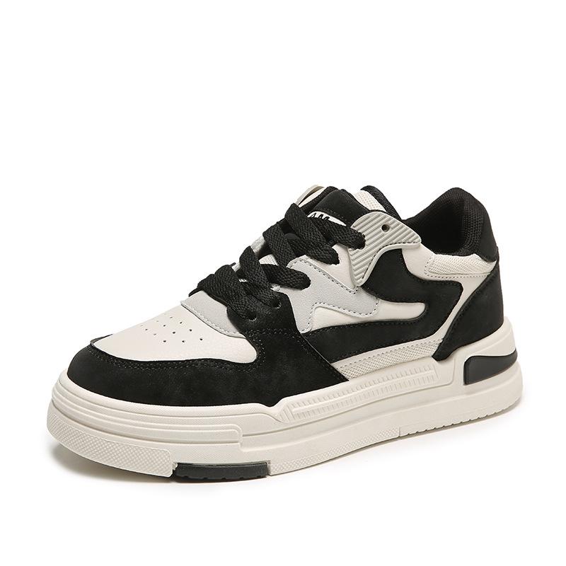 Новая весенняя корейская версия маленьких белых туфель, студенток, повседневная обувь для уличной стрельбы, женская обувь на толстой подошве, удлиняющая женскую обувь