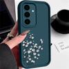 Little Fresh Floral Phone Cover For Samsung S25 S24 FE S23 S22 Ultra S21 A55 A35 A54 A34 A53 A14 Shockproof Soft Silicone Lens Protection Bumper Case