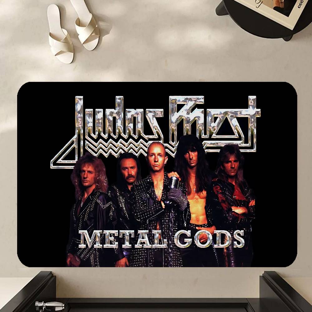J-Judas P-Priest ROCK BAND Kitchen Mat Cheaper Anti-slip Modern Living Room Balcony Printed Modern Home Decor