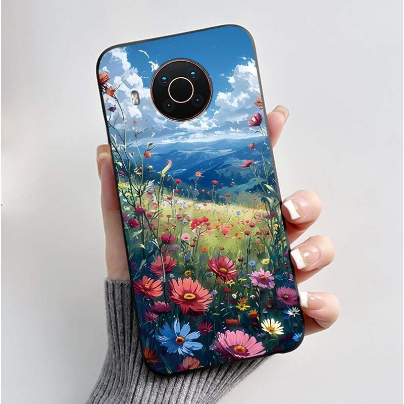 Чехол для телефона Nokia X10 X20 X100 Черный Матовый Мягкий ТПУ Полностью Защищающий Чехол Эстетичный Роскошный Милый Крутой Для Мальчиков Девочек Корпус