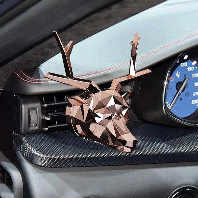 Без коробки, без духов, крутой освежитель воздуха с изображением оленя, бульдог, автомобильные духи, хороший запах для автомобильного диффузора, автоароматизатор