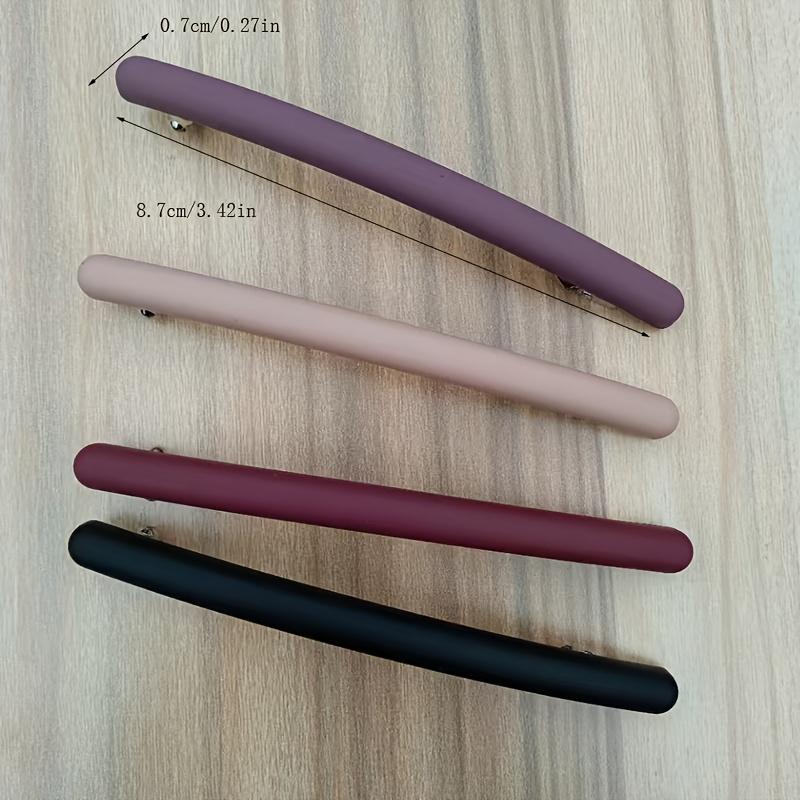 4pcs Simple and Fashionable Elegant Half-tied Hair Clip Hair Clip Back of Head Head Spring Hair Clip Women Fashion Versatile Temperament Hair Clip