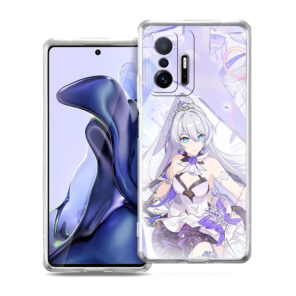Чехол для телефона Honkai Impact 3rd Для Xiaomi 14 13 12 Lite Mi 11 Ultra 11X 13T 12T Для Poco X5 X4 X3 NFC F5 F4 M4 Pro 5G