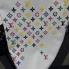 2026 Свободная футболка с принтом монограммы, По всей поверхности, Легкая, Унисекс, Парная футболка