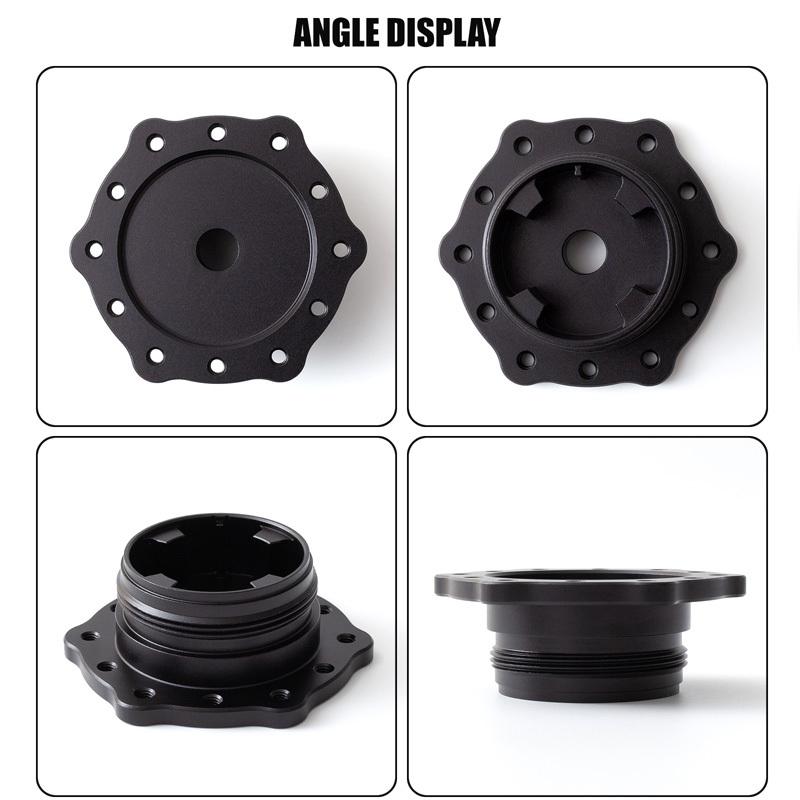 70/73mm Aluminum Alloy Adapter for Game Steering Wheel PXN V10 Laishida PXNV10pro Base Modification Connection Accessories MOD