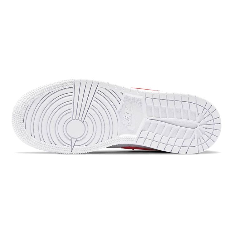 Детские кроссовки Air Jordan 1 Low GS Funky Patterns Белый Черный Light-Fusion-Red DH5927-006
