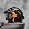 Ретро полуоткрытый мотоциклетный шлем аксессуары для кроссовых мотоциклов мотоциклетный шлем 3/4 ретро шлем зимой