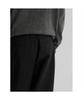 8SECONDS Curved Wide Fit Cotton Slacks Black
