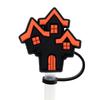 1PCS Happy Helloween Straw Cap PVC Helloween Gost Pumpkin Straw Toppers For Tumble Drink Decoration Straw Charms Straw Cover